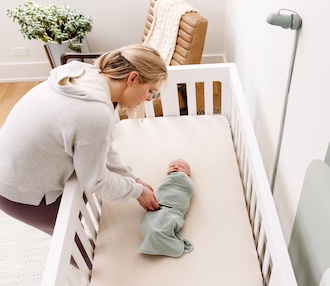 Can baby sleep in their own room with baby monitor