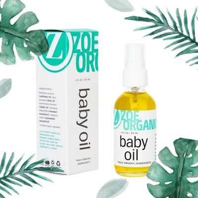 Zoe Organics Baby Oil Zoe-Organics- Natural Baby Oil