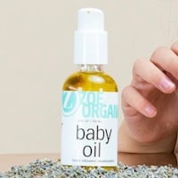 Zoe Organics baby oil for infant massage