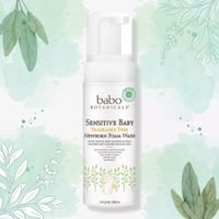 Babo Botanicals Sensitive Baby Fragrance-Free Newborn Foam Baby Wash